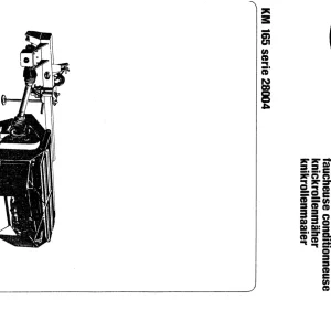 Vicon Km165 28004 Parts Manual