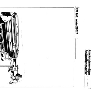 Vicon Km165 28011 Parts Manual