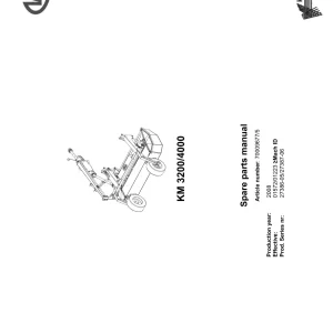 Vicon Km3200 Km4000 Parts Manual