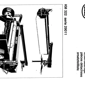 Vicon Km322 Parts Manual