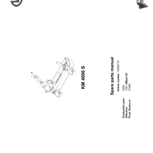 Vicon Km4000S Parts Manual