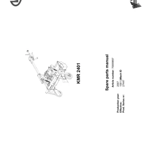 Vicon Kmr2401 Parts Manual