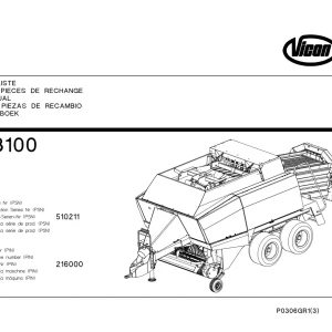 Vicon Lb8100 Parts Manual