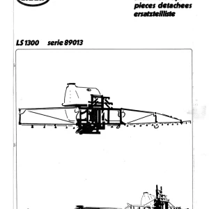 Vicon Ls1300 Parts Manual
