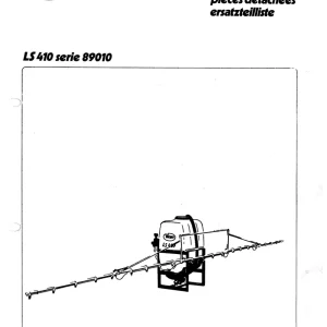 Vicon Ls410 Parts Manual
