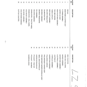 Vicon Lz 515 Parts Manual
