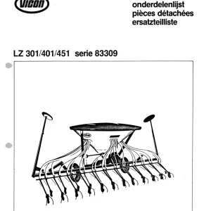 Vicon Lz301 Lz401 Lz451 Parts Manual