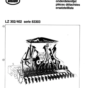 Vicon Lz302 Lz402 Parts Manual