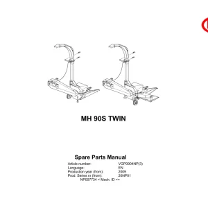 Vicon Mh90S 2009 Parts Manual