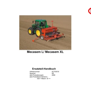 Vicon Mecasem L Mecasem Xl 2008 Parts Manual