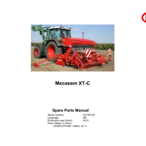 Vicon Mecasem Xt C 2010 Parts Manual