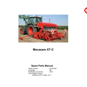 Vicon Mecasem Xt C 2015 Parts Manual