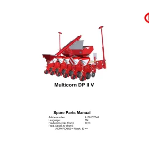 Vicon Multicorn Dp2 V 2016 Parts Manual