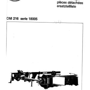Vicon Om216 Parts Manual