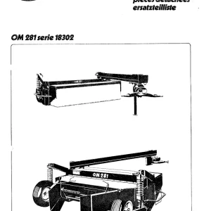 Vicon Om281 Parts Manual