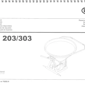 Vicon Ps 203 303 Parts Manual