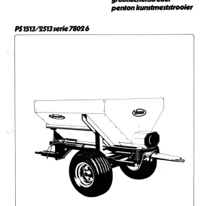 Vicon Ps1513 Ps2513 Parts Manual
