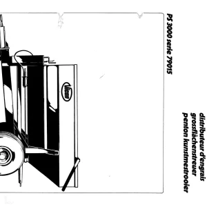 Vicon Ps3000 Parts Manual