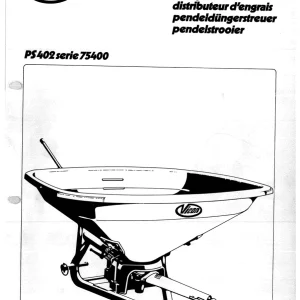 Vicon Ps402 Parts Manual