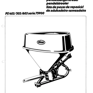 Vicon Ps403 Ps503 Ps603 Parts Manual