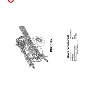 Vicon Phoenix 2009 Parts Manual