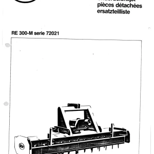 Vicon Re300M Parts Manual