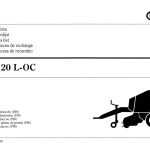 Vicon Rf120 L 1998 Parts Manual