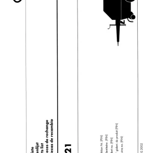 Vicon Rf121 2002 Parts Manual