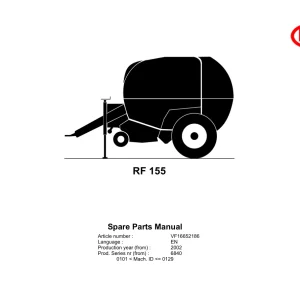 Vicon Rf155 2002 Parts Manual