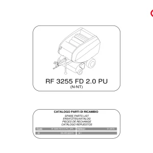 Vicon Rf3255 Fd 2015 Parts Manual