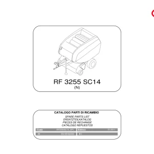 Vicon Rf3255 Sc14 2011 Parts Manual