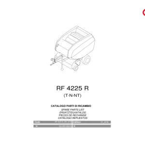 Vicon Rf4225R 2016 Parts Manual