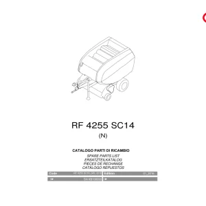 Vicon Rf4255 Sc14 2016 Parts Manual