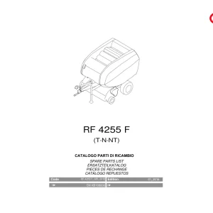 Vicon Rf4255F 2016 Parts Manual