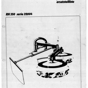 Vicon Rh350 Parts Manual