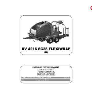 Vicon Rv4216 Sc25 2013 Parts Manual