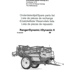 Vicon Dynamic1 Dynamic2 Parts Manual