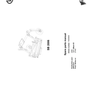 Vicon Sb2006 2006 Parts Manual
