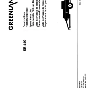 Vicon Sb440 Parts Manual