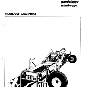 Vicon Se601 Se751 Parts Manual