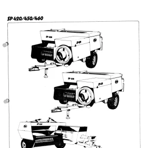 Vicon Sp420 Sp450 Sp460 Operators Manual