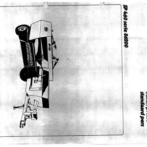 Vicon Sp460 Parts Manual