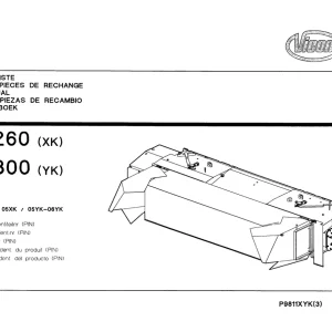 Vicon Tk260 Tk300 Parts Manual