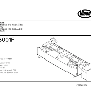 Vicon Tk3001F Parts Manual