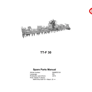 Vicon Tt F30 2015 Parts Manual