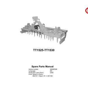 Vicon Tt1525 Tt1530 2008 Parts Manual