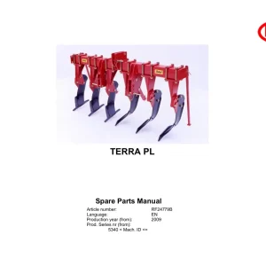Vicon Terra Pl 2009 Parts Manual