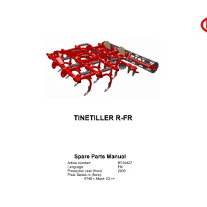 Vicon Tinetiller R Fr 2009 Parts Manual