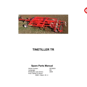 Vicon Tinetiller Tr 2009 Parts Manual