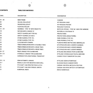 Vicon 300 Parts Manual